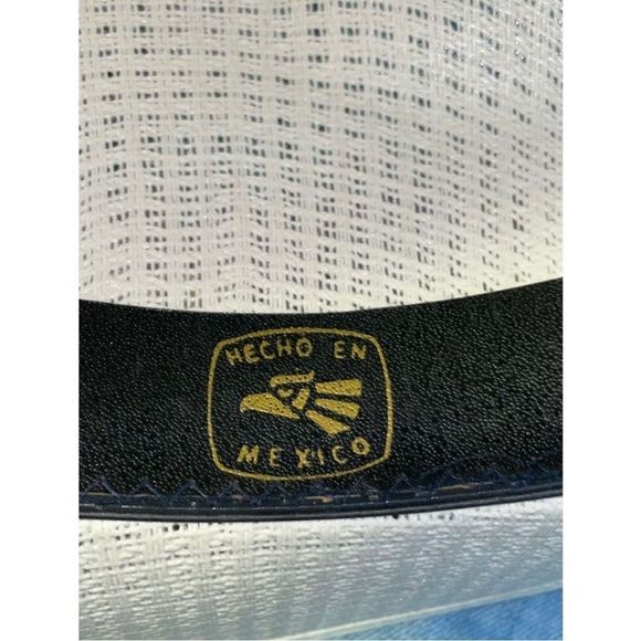 Vintage Mexican Fedora Hat with Removable Sash - Picture 8 of 9